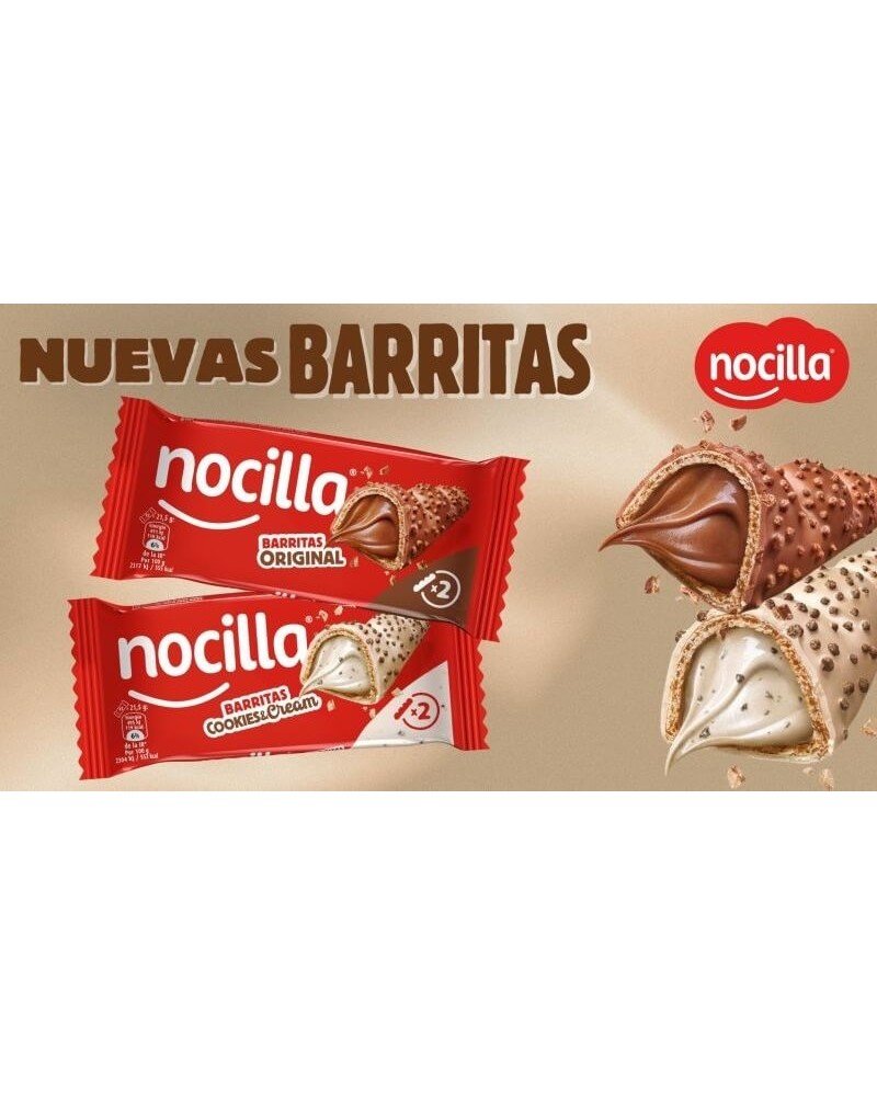 BARRITAS NOCILLA 18UD