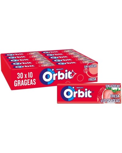 Chicles Sin Azúcar Sabor Fresa