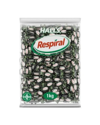Halls Respiral Regaliz Mentol