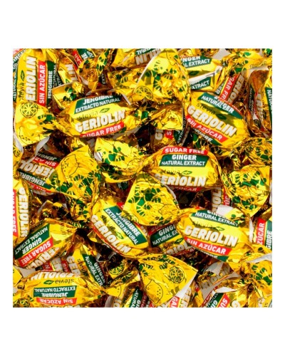 CARAMELO DE JENGIBRE Y LIMON SIN AZUCAR