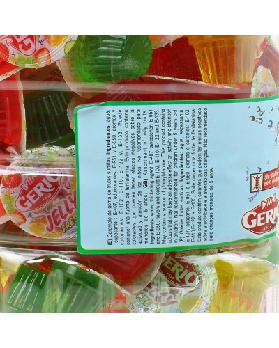 TARRINAS JELLY FRUTAS GELATINA
