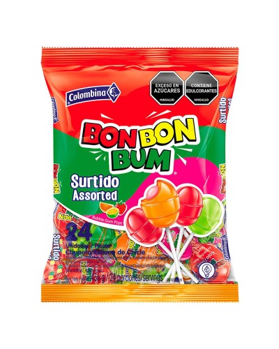 BON BON BUM SURTIDO 24 UD