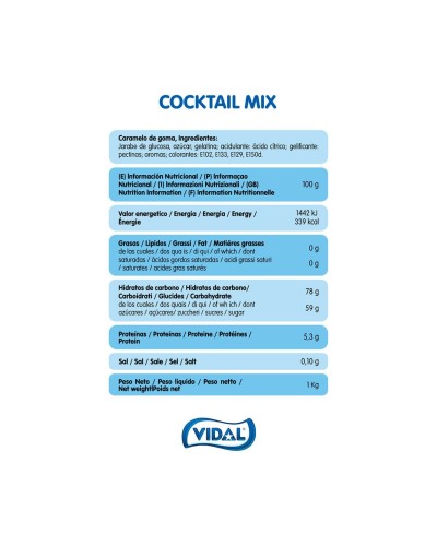 VIDAL MINI SURTIDO GOMINOLAS KG