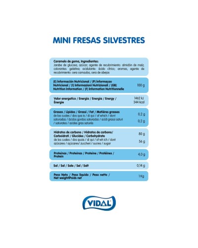 VIDAL MINI FRESAS KG