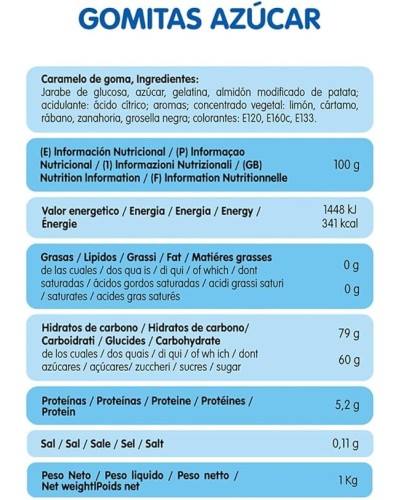 VIDAL GOMITAS AZUCAR KG
