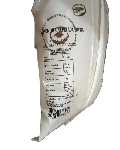 BOLSITA ALMENDRA REPELADA CRUDA