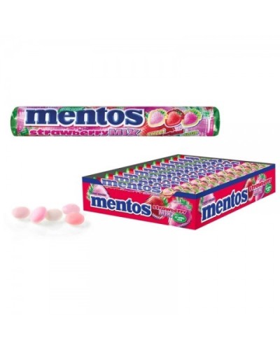 MENTOS FRESA 20 UNIDADES