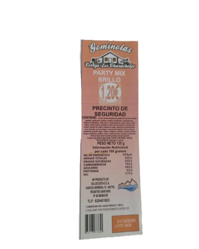 PARTY MIX BRILLO CHARACHOLES