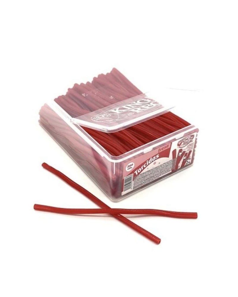 MEGA TORCIDAS FRESA BRILLO 200UD