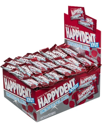 Happydent Fresa, Chicle Sin Azúcar