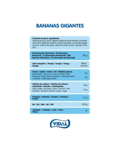 BANANA GIGANTE RELLENA